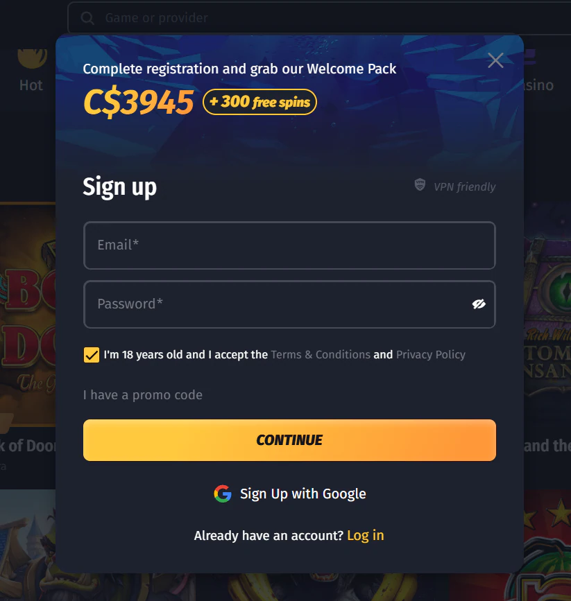 Winshark registration